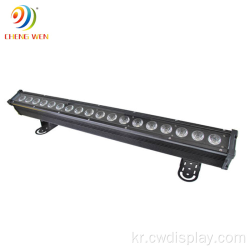 방수 18pcs RGBW 4in1 LED 벽 세탁기 광